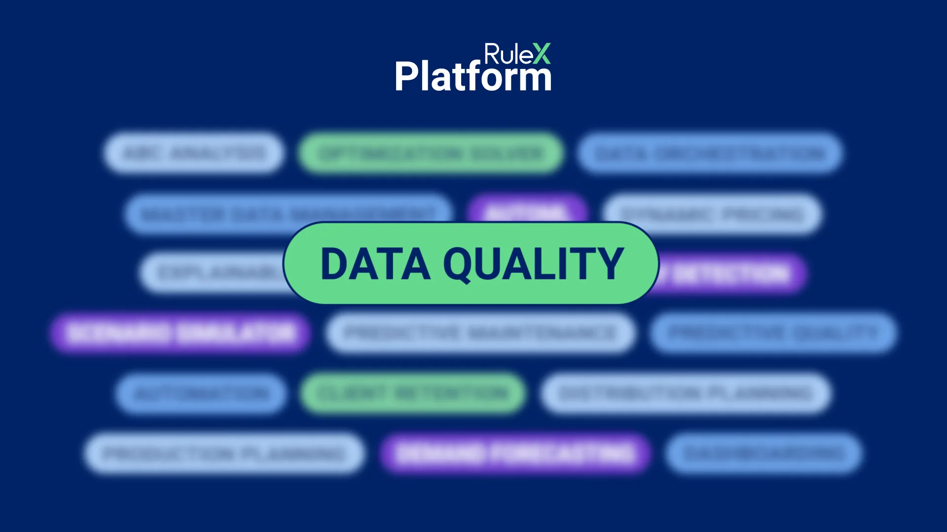 Improving data quality with Rulex Platform